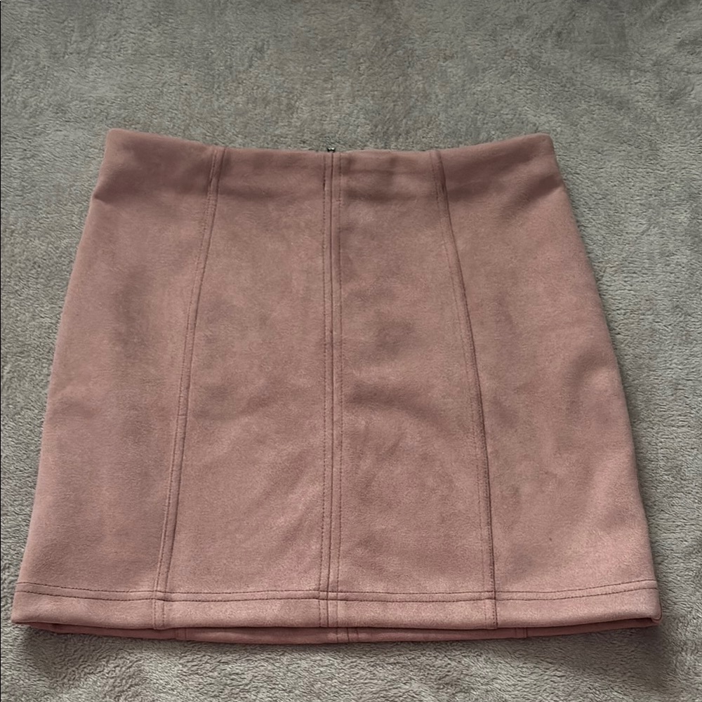 Pink Velvet Skirt